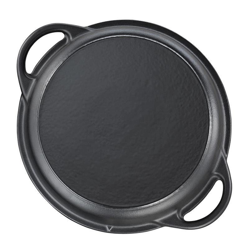 Kuchenprofi - garnek z pokrywą/patelnią grillową, żeliwo, 5,0 l, śred. 26 cm BBQ