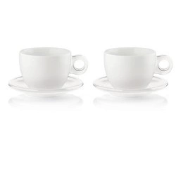 Guzzini - zestaw 2 BREAKFAST CUPS WITH SAUCERS