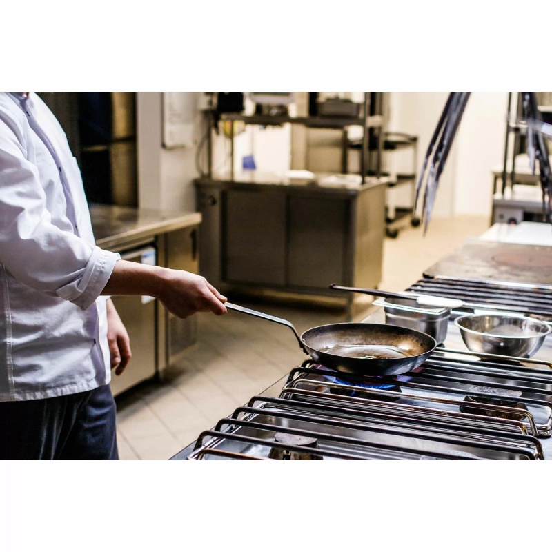 de Buyer - Patelnia okrągła śr. 32 cm CARBONE PLUS