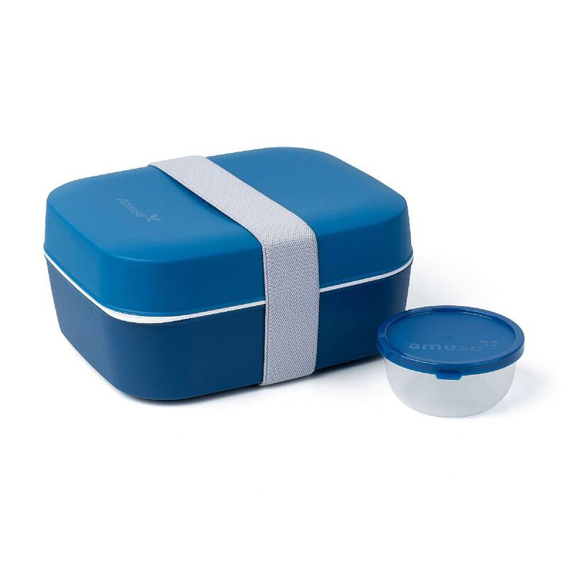Amuse -  Lunchbox 3 w 1 granatowy