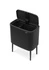Brabantia - kosz na śmieci Bo Touch Bin 33L (23 +11l) czarny mat