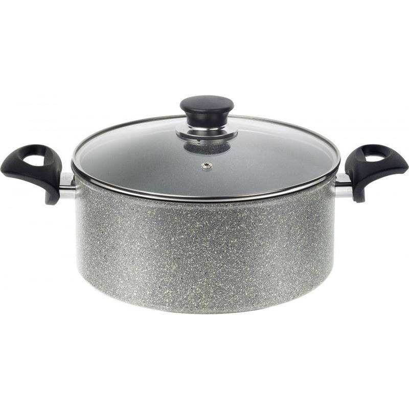 Ballarini - garnek granitowy indukcyjny z 2 uchwytami 20 cm + pokrywka Ferrara