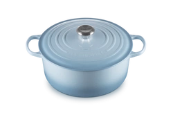 Le Creuset - garnek żeliwny emaliowany Signature 28 coastal blue