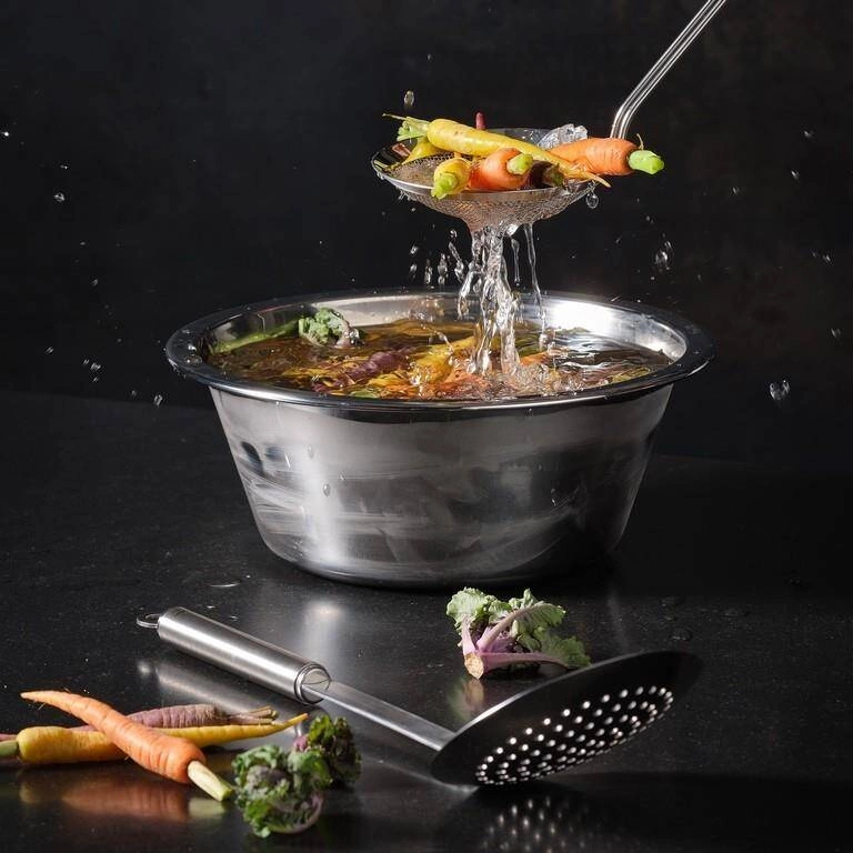 Roesle - Łyżka cedzakowa płaska 12cm