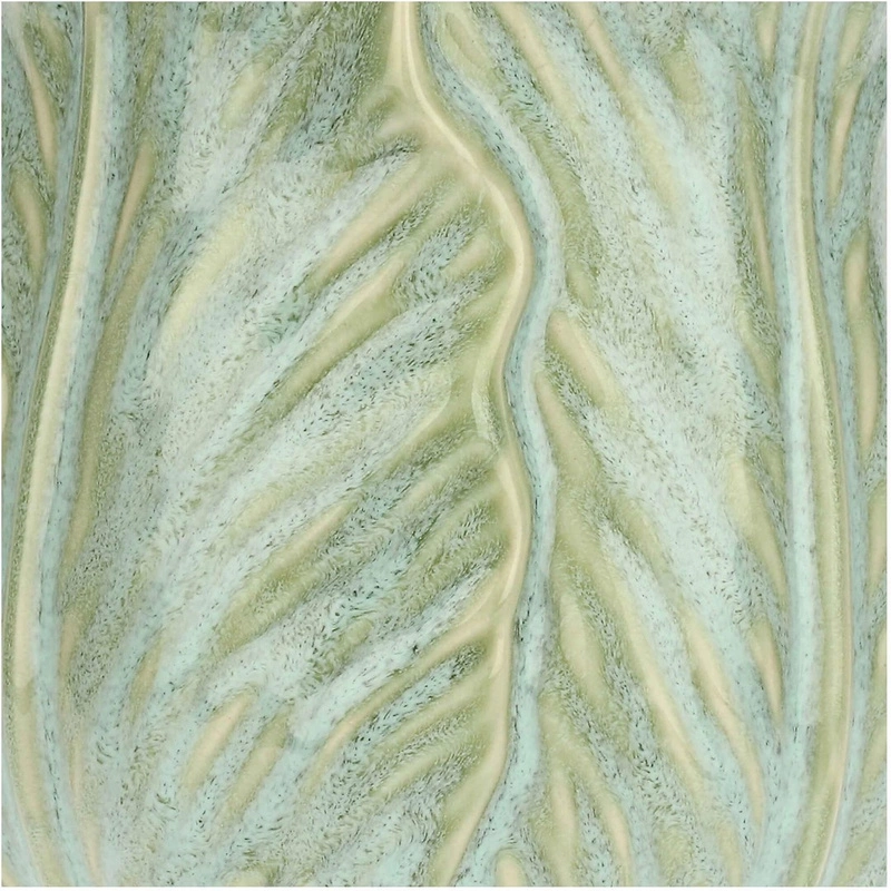 RITUALI DOMESTICI - DORDOGNA Zielony wazon ozdobny M