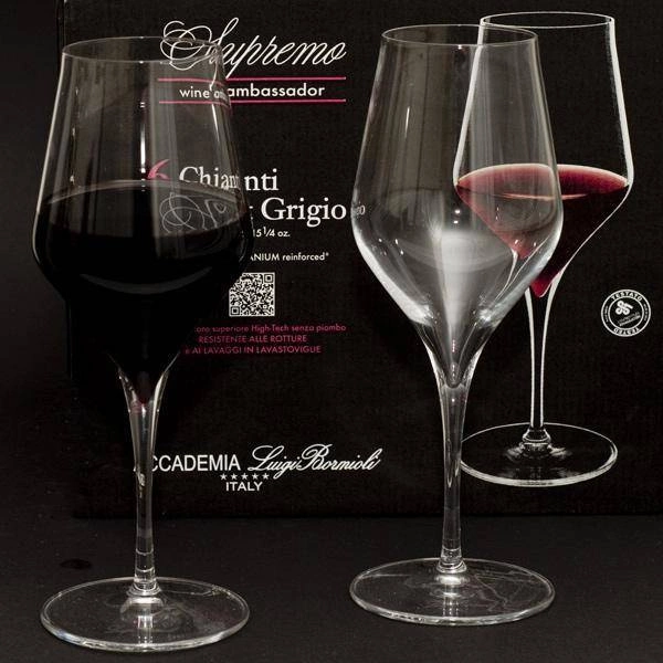 Luigi Bormioli - Kieliszki do wina 450 ml Supremo