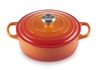 Le Creuset - garnek żeliwny Gourmet 24 cm 3,1 l  płomienny