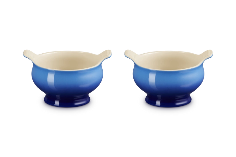 Le Creuset - Zestaw 2 Bulionówek 600ml azure