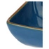 Rose&Tulipani - zestaw 6 kwadratowych miseczek 8 cm Concerto Blu Avio