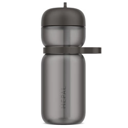 Mepal - Bidon sportowy ze słomką Flip Active 600 ml Graphite Black