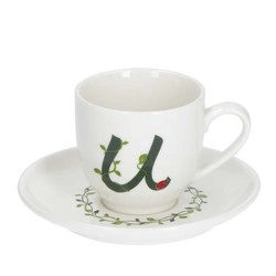 La Porcellana Bianca - filiżanka ze spodkiem 90 ml, Wzór U Solotua