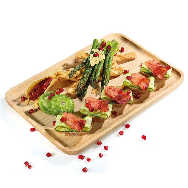 Zassenhaus - talerz na przekąski, kauczukowiec, 35,5 x 23,5 cm