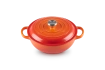 Le Creuset - garnek żeliwny do gulaszu 2,2 l 22 cm płomienny