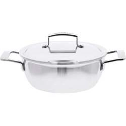 Demeyere - SILVER 7 Garnek niski stożkowy z pokrywką 3.3 ltr