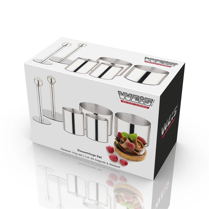 Weis - Zestaw 4 pierścieni do formowania z tłokami