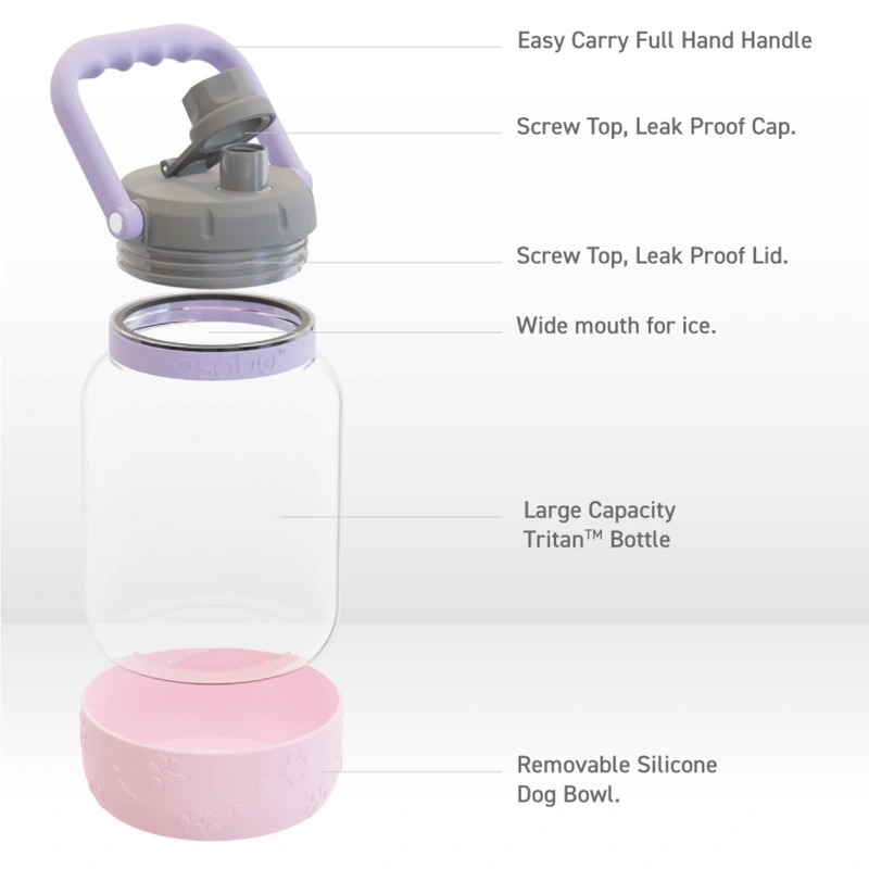 Asobu - Butelka THE BARKELY PINK, 1,48L