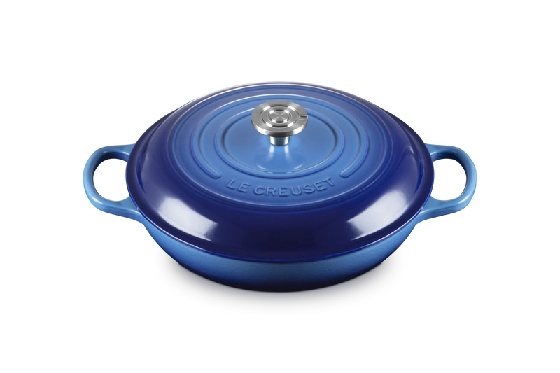 Le Creuset - garnek Gourmet Profesjonalny żeliwny 26 cm 2,2 l azure