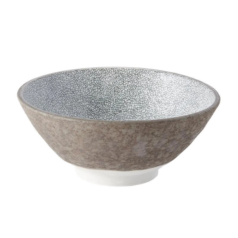 Made in Japan - Miska Udon 20 cm Crazed Grey