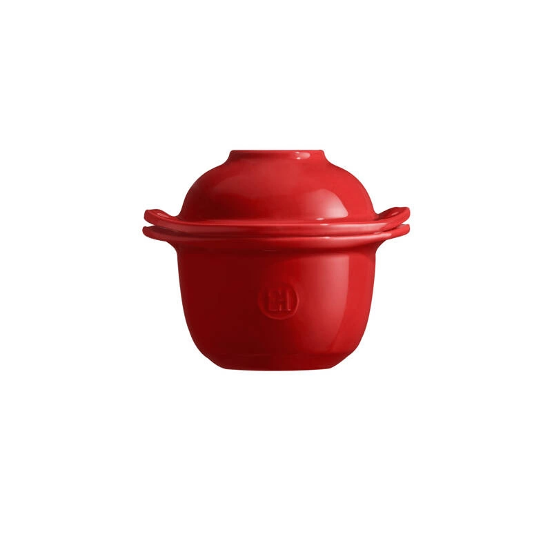 Emile Henry - Naczynie do zapiekania i serwowania jajek 0,3l - czerwony