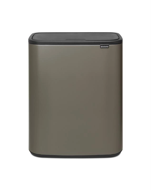 Brabantia - Kosz na śmieci Touch Bin Bo 60l platyna