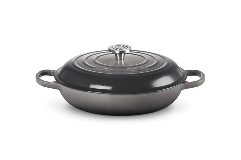 Le Creuset - garnek Gourmet Profesjonalny żeliwny 30 cm 3,5 l flint