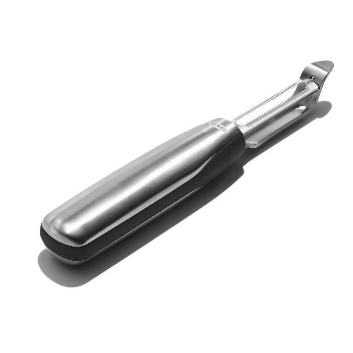 OXO - Obieraczka prosta ząbkowana, STEEL