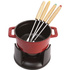 Staub - żeliwne fondue mini czerwone 0,25 l 10 cm
