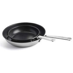 KitchenAid - Patelnie stalowe z powłoką 20 + 28 cm