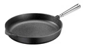 Skeppshult - PROFESSIONAL Patelnia głęboka ze stalową rączką - 28 cm, czarny