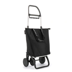 Rolser - Wózek na zakupy Mini Bag Plus MF 4L Czarny
