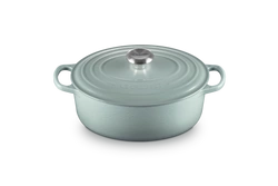 Le Creuset - brytfanna żeliwna emaliowana Signature 27 cm 4,1 l sea salt