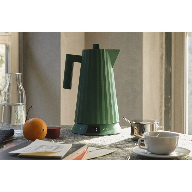 Alessi - Czajnik elektryczny z regulacją temperatury, zielony