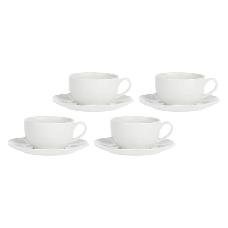 La Porcellana Bianca - zestaw 4 filiżanek ze spodkiem 425 ml Villadeifiori