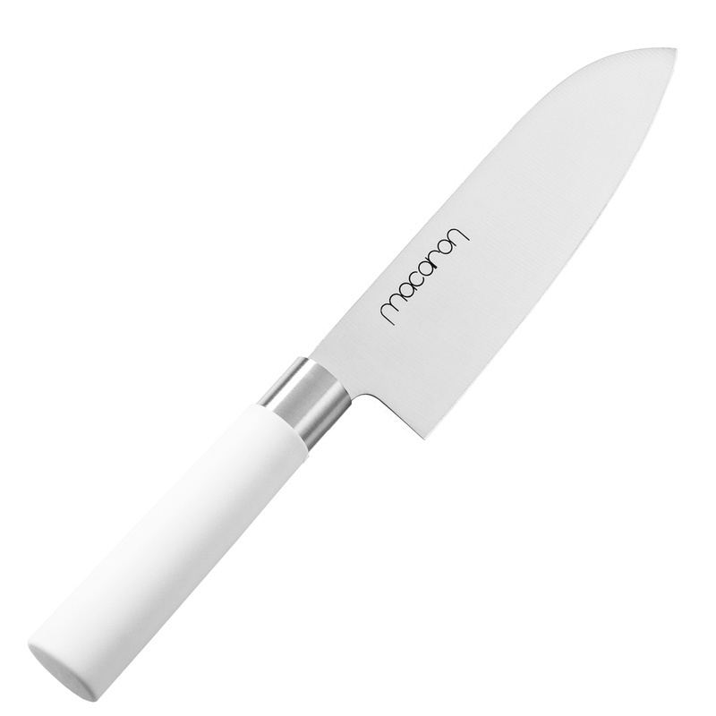 Satake - Macaron White Nóż Santoku 17 cm