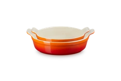 Le Creuset - Kamionkowy zestaw 2 okrągłych form do pieczenia Heritage 20cm/24cm Płomienny