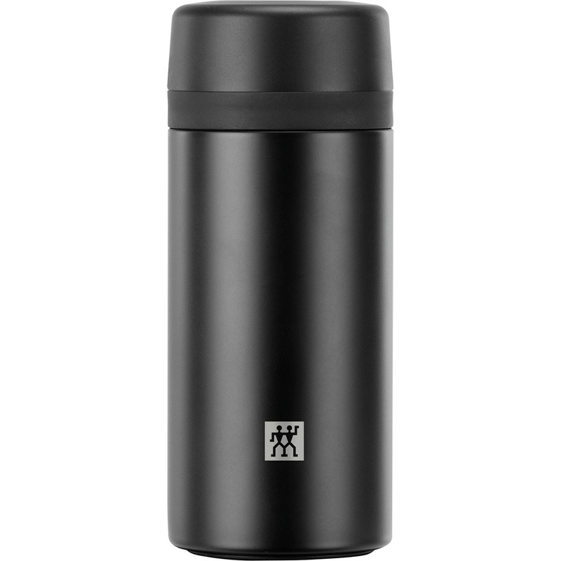 Zwilling - pojemnik termiczny z zaparzaczem do herbaty 420 ml czarny Thermo