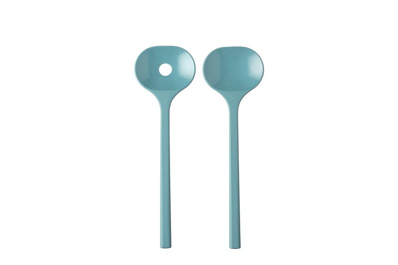Mepal - Zestaw łyżek do sałaty Bloom Pebble Green