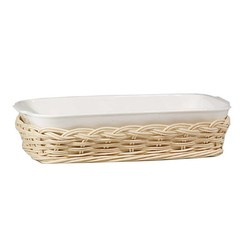 La Porcellana Bianca - wiklinowy kosz na naczynie do zapiekania 35 cm Midollino