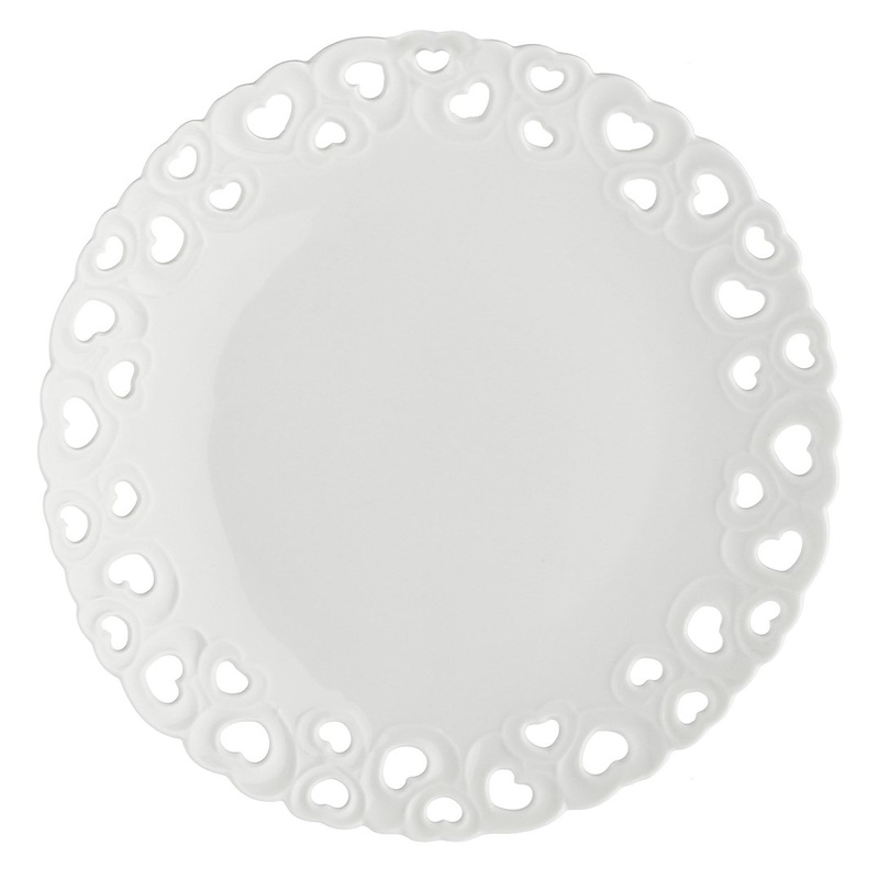 La Porcellana Bianca - zdobiony talerz 20 cm Valentino
