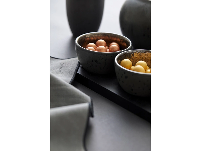 Bitz - Zestaw miseczek z podstawką 4szt. Black/bronze