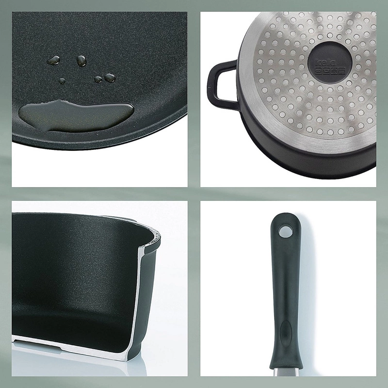 Kela - Patelnia 28 cm czarna Kerros