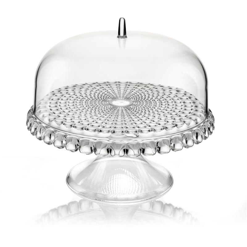 Guzzini - Etażerka na ciasto, średnica 30 cm, transparentna TIFFANY