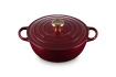 Le Creuset - La Marmite garnek żeliwny rodzinny garnet bordowy 26 cm