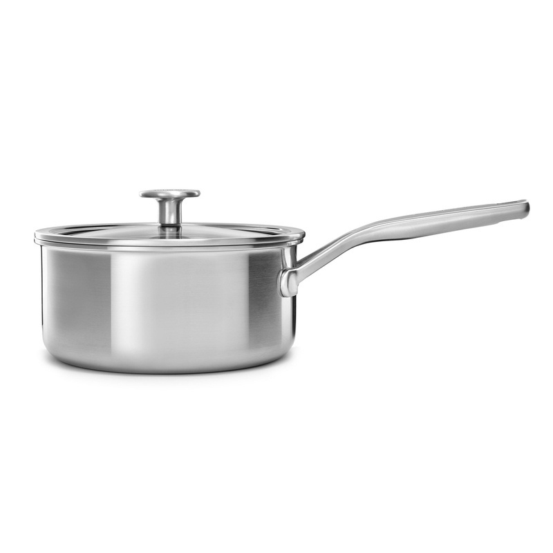 KitchenAid - Rondel z pokrywką 3-warstwowy, stalowy - 2,1L