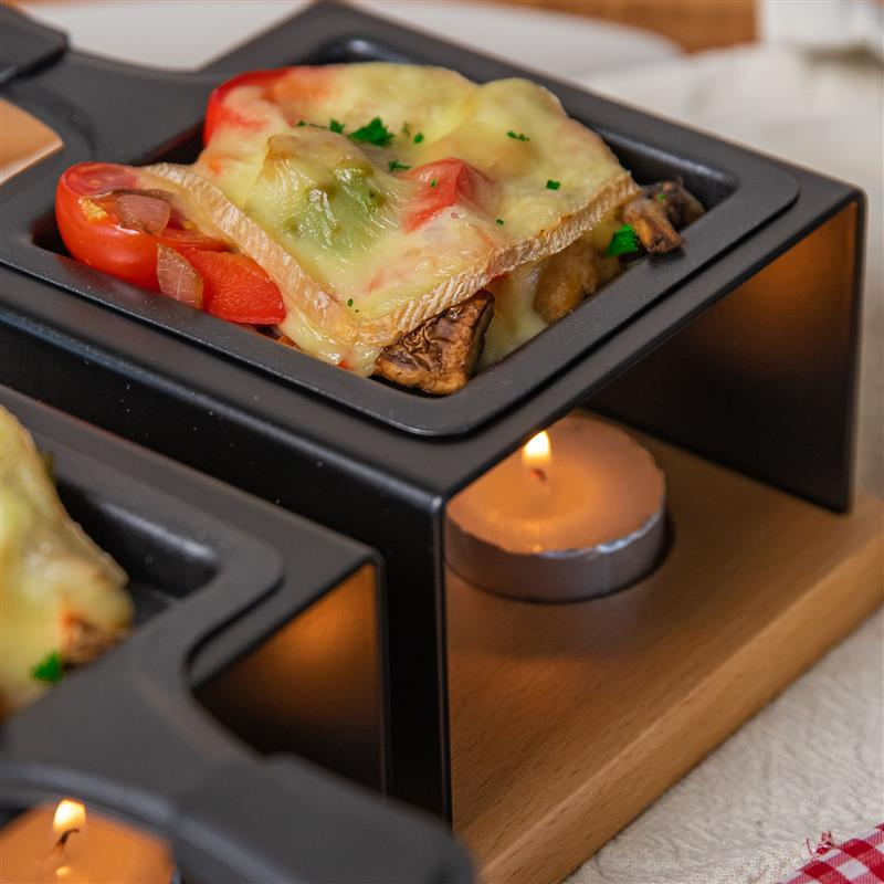 Spring - mini-raclette na tealight dla 2 osób, 24,5 x 12,5 x 8 cm GOURMET PARTY