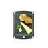 Jade - Deska do krojenia 44 cm GOURMET CHEF White