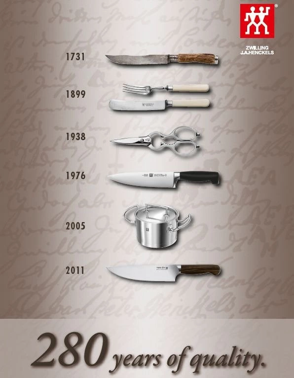 Zwilling - zestaw 3 noży kuchennych Gourmet