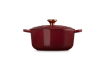 Le Creuset - garnek żeliwny Signature 20 cm 2,4 l garnet