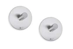 Zack - DUPLO zestaw dwóch haczyków na ręcznik stal matowa