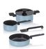 Kela - Zestaw 3 garnków 5el. dymny błękit Mira